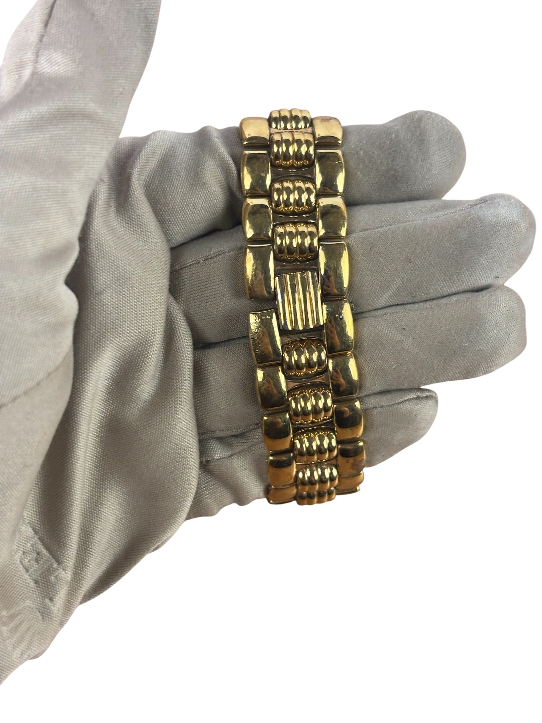 Christian Dior Octagon Champagne Dial Gold Plated