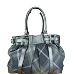 Burberry Vintage Grey Nova Check Shoulder Bag