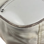 Prada White Tessuto Nylon Leather Trim Shoulder Bag