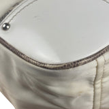 Prada White Tessuto Nylon Leather Trim Shoulder Bag