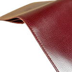 Cartier Vintage Maroon Leather Bifold Wallet