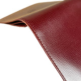 Cartier Vintage Maroon Leather Bifold Wallet