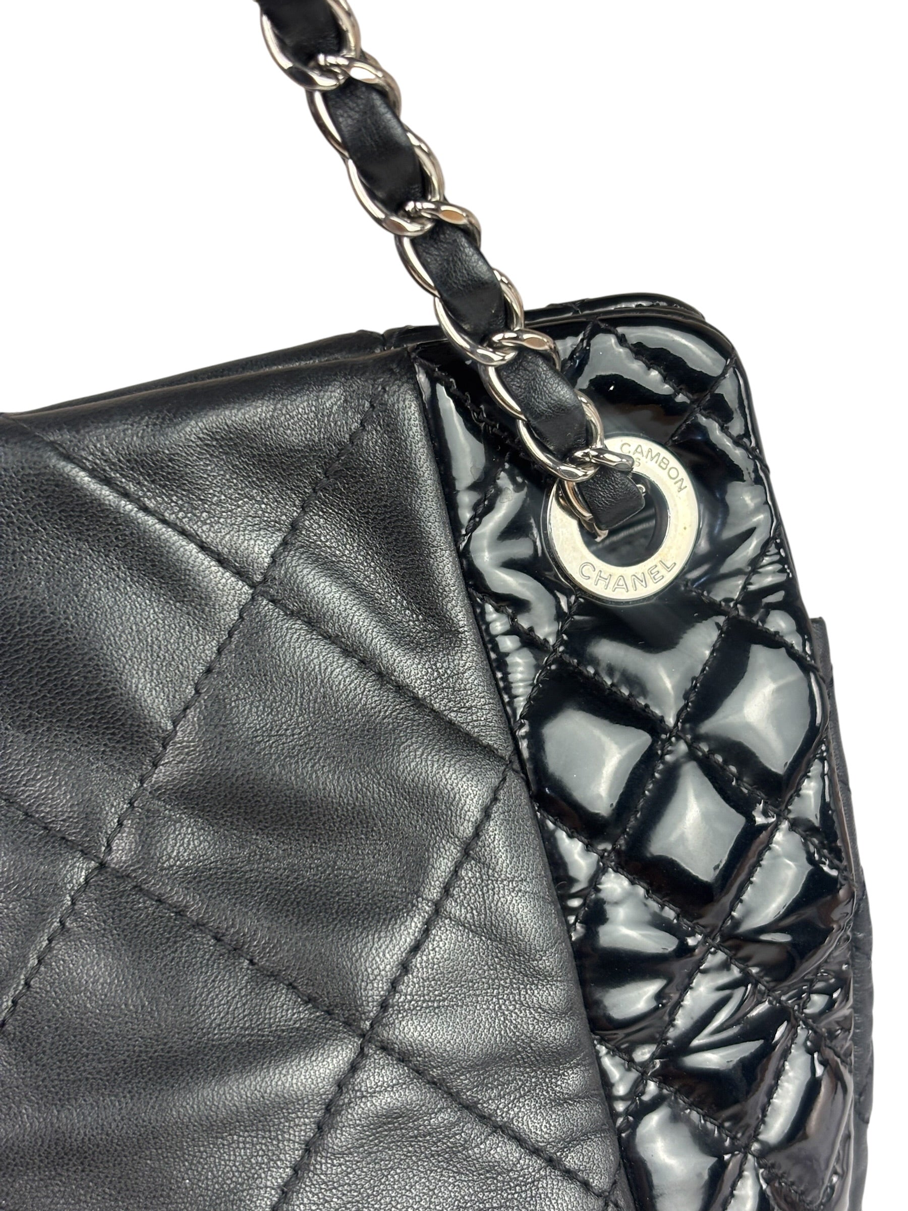 Chanel Black Quilted Leather Tote Bag 2014