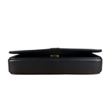 Fendi Fendigraphy Black Leather Wallet on Chain