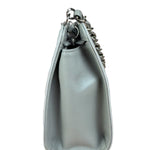 Chanel Vintage Grey Patent Leather Lucky Symbols Icon Pochette 1989