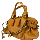 Chloe Tan Brown Leather Paddington Shoulder Bag
