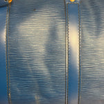 Louis Vuitton Blue Epi Leather Keepall 45
