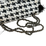 Chanel Tweed Woven Medium Classic Double Flap Bag 2014