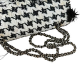 Chanel Tweed Woven Medium Classic Double Flap Bag 2014