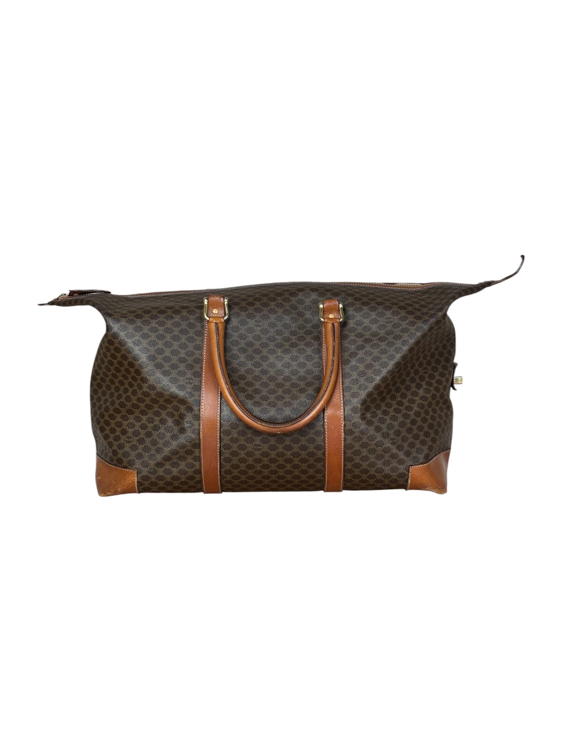 Celine Vintage Macadam Weekender Travel Bag