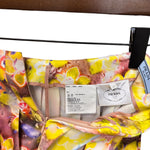 Prada Pleated Floral Long Skirt