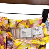 Prada Pleated Floral Long Skirt