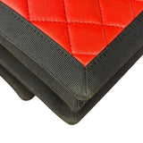 Chanel Red/Blue Grosgrain Ribbon Trim Shoulder Bag-1987