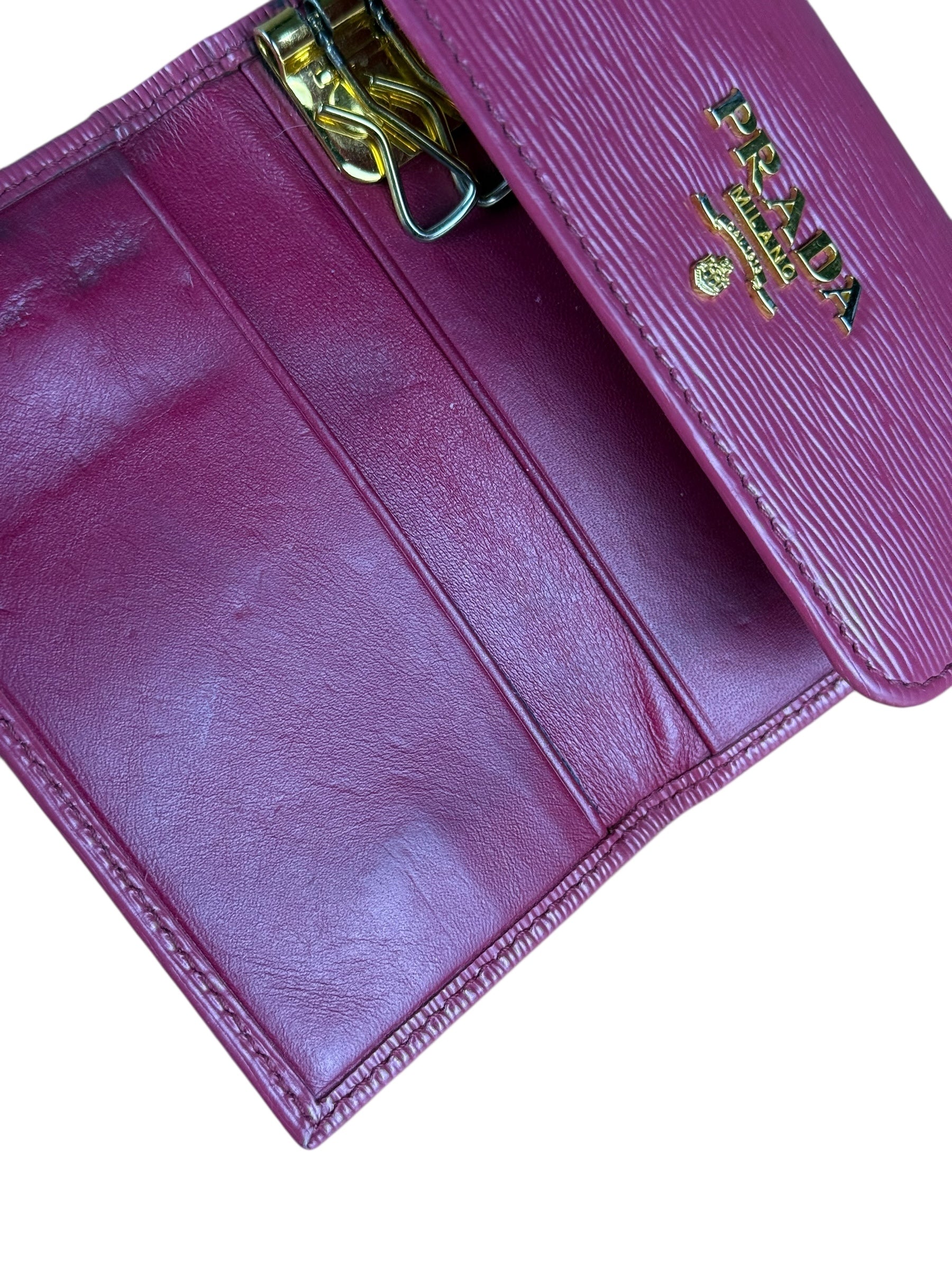 Prada Leather Key Holder