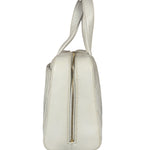 Chanel White CC Lambskin Wild Stitch Handbag 2003