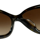 Chanel Brown 5309-B-A Crystal Baguette Bijou Cat-Eye Sunglasses