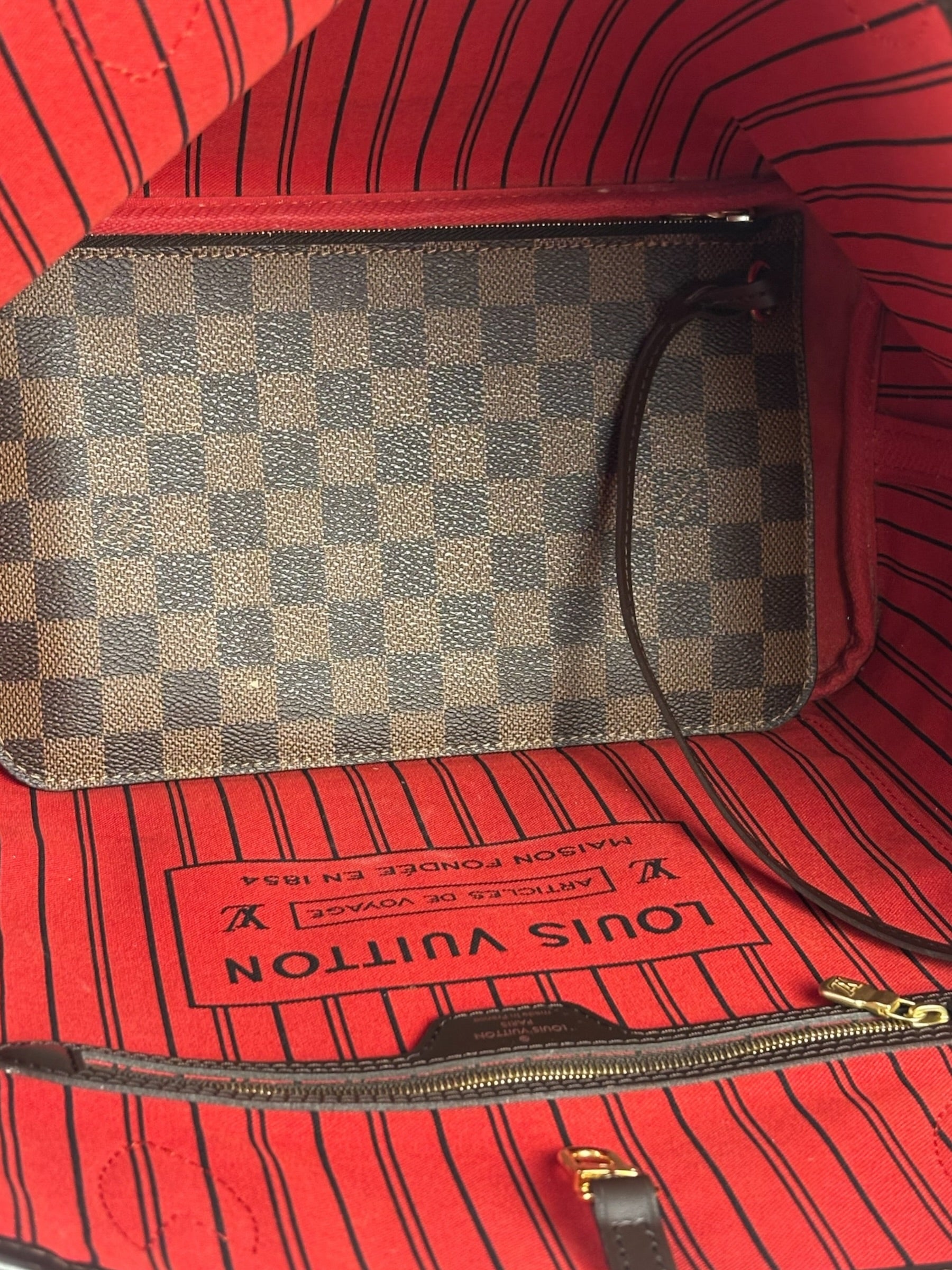 Louis Vuitton Damier Ebene Neverfull MM