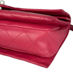 Chanel Pink Quilted Leather Accordion Flap Bag 2014