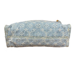 Louis Vuitton Monogram Denim Let Go PM 2Way Tote Handbag