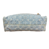 Louis Vuitton Monogram Denim Let Go PM 2Way Tote Handbag