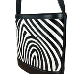 Gucci 73 Small Bucket Bag Zebra Print