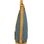 Saint Laurent Monogram Print Denim Bucket Tote