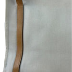 Hermes Beige/Brown Leather Trim Cabalicol Tote