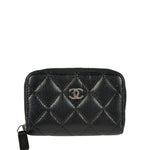 Chanel Black Caviar Quilted Leather Zipped Coin Purse 2018