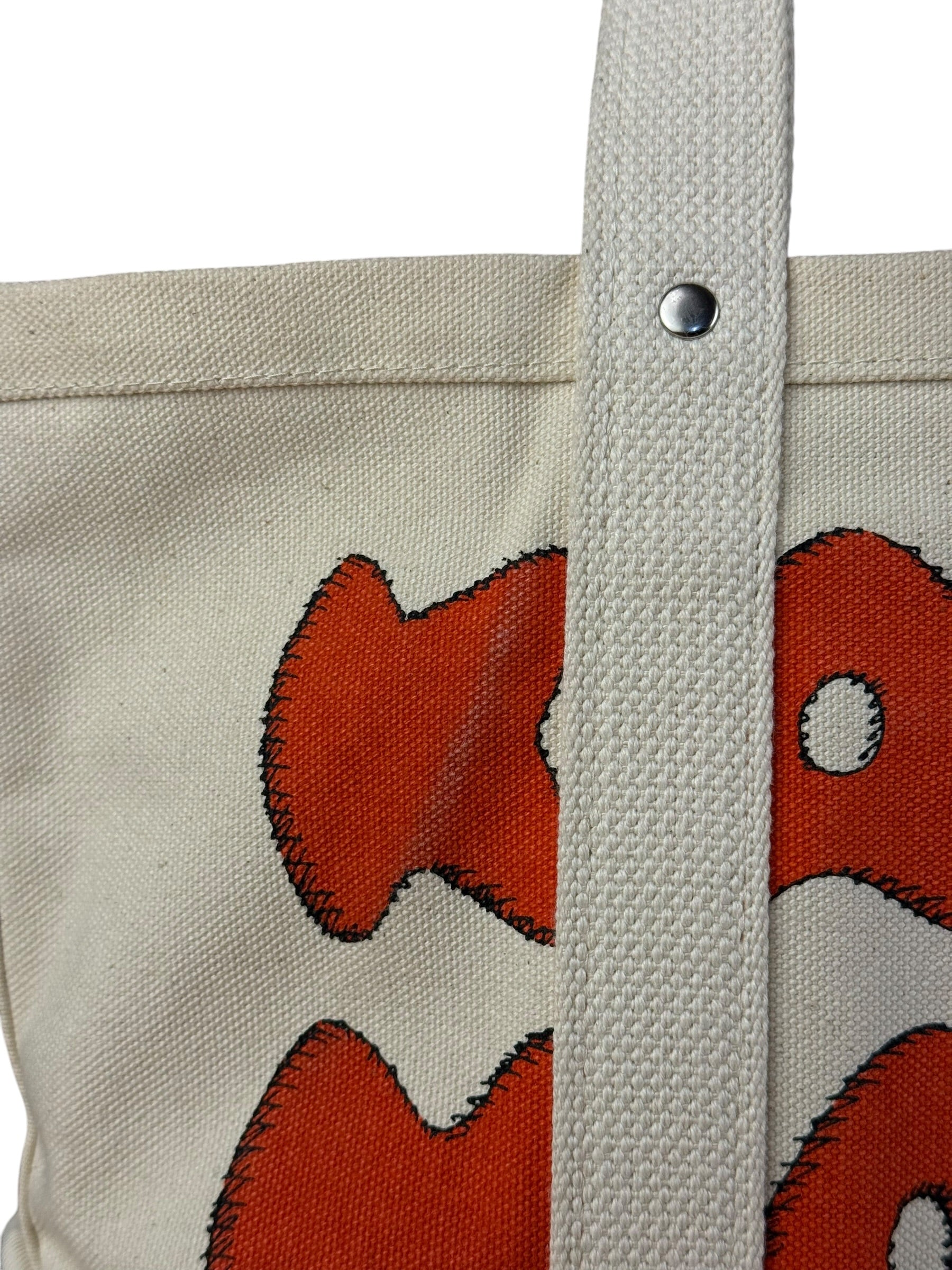 Human Made X KAWS Small Canvas Tote Bag