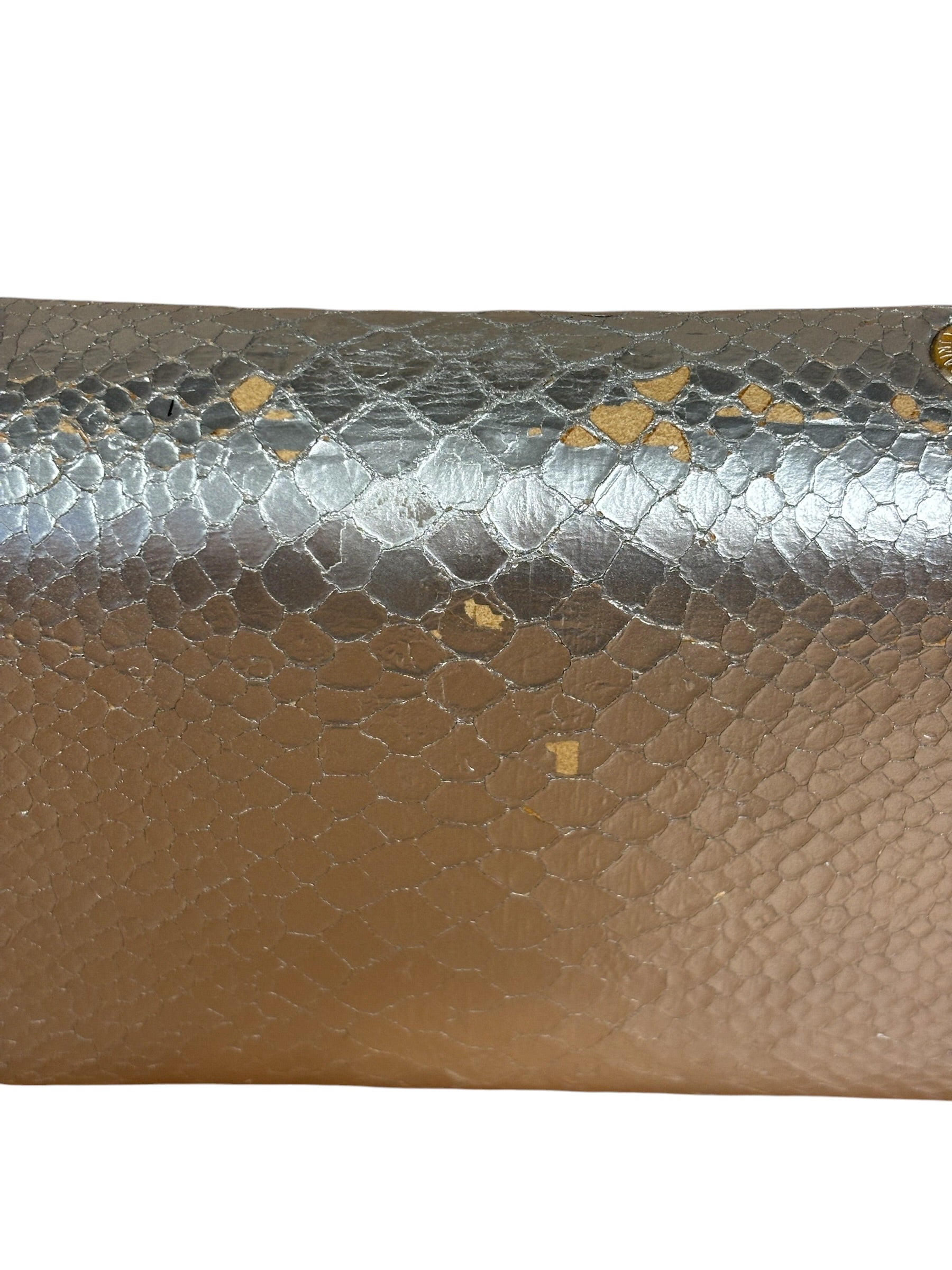 Yves Saint Laurent Metallic Silver Leather Kate Small Tassel Shoulder Bag
