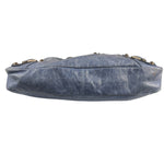Balenciaga Blue Leather Two-Way First City Bag