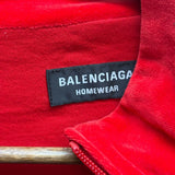 Balenciaga Red Zippy Oversized Jacket