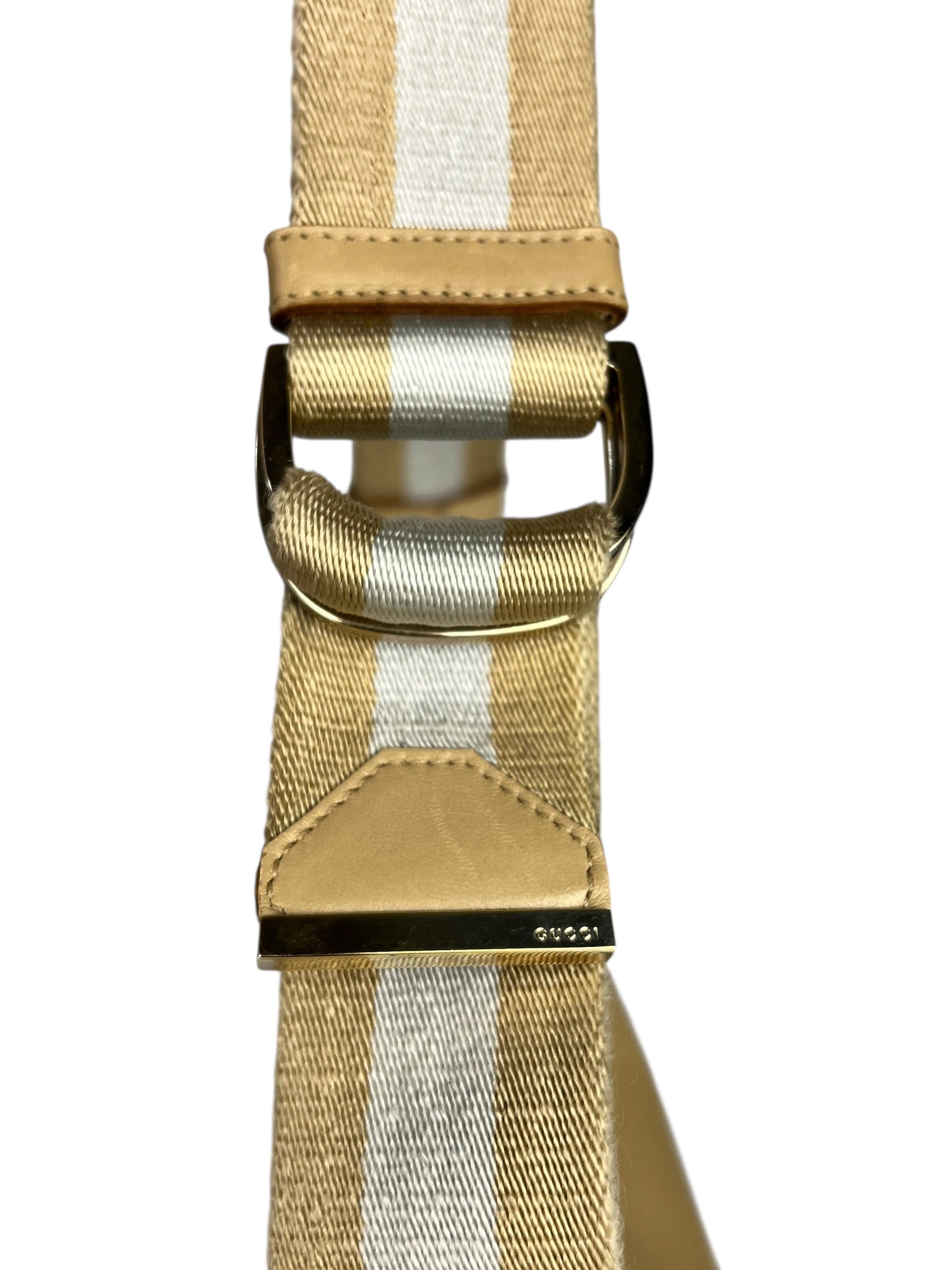 Gucci Beige Leather Vintage Hobo Bag