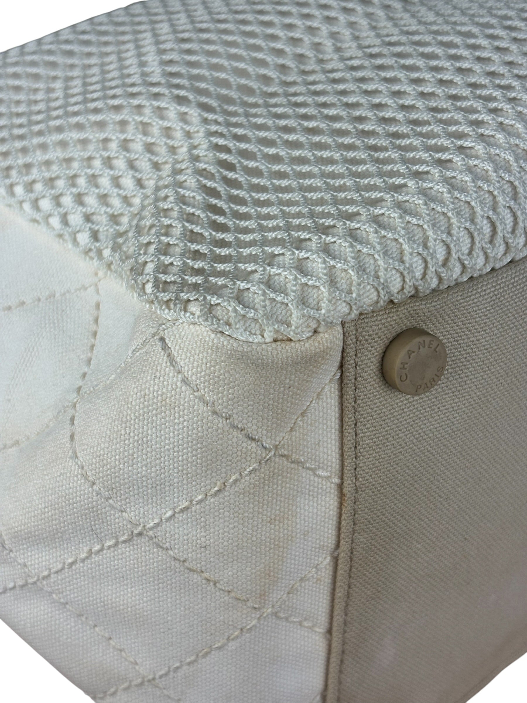 Chanel No.5 White Sport Canvas Tote 2003