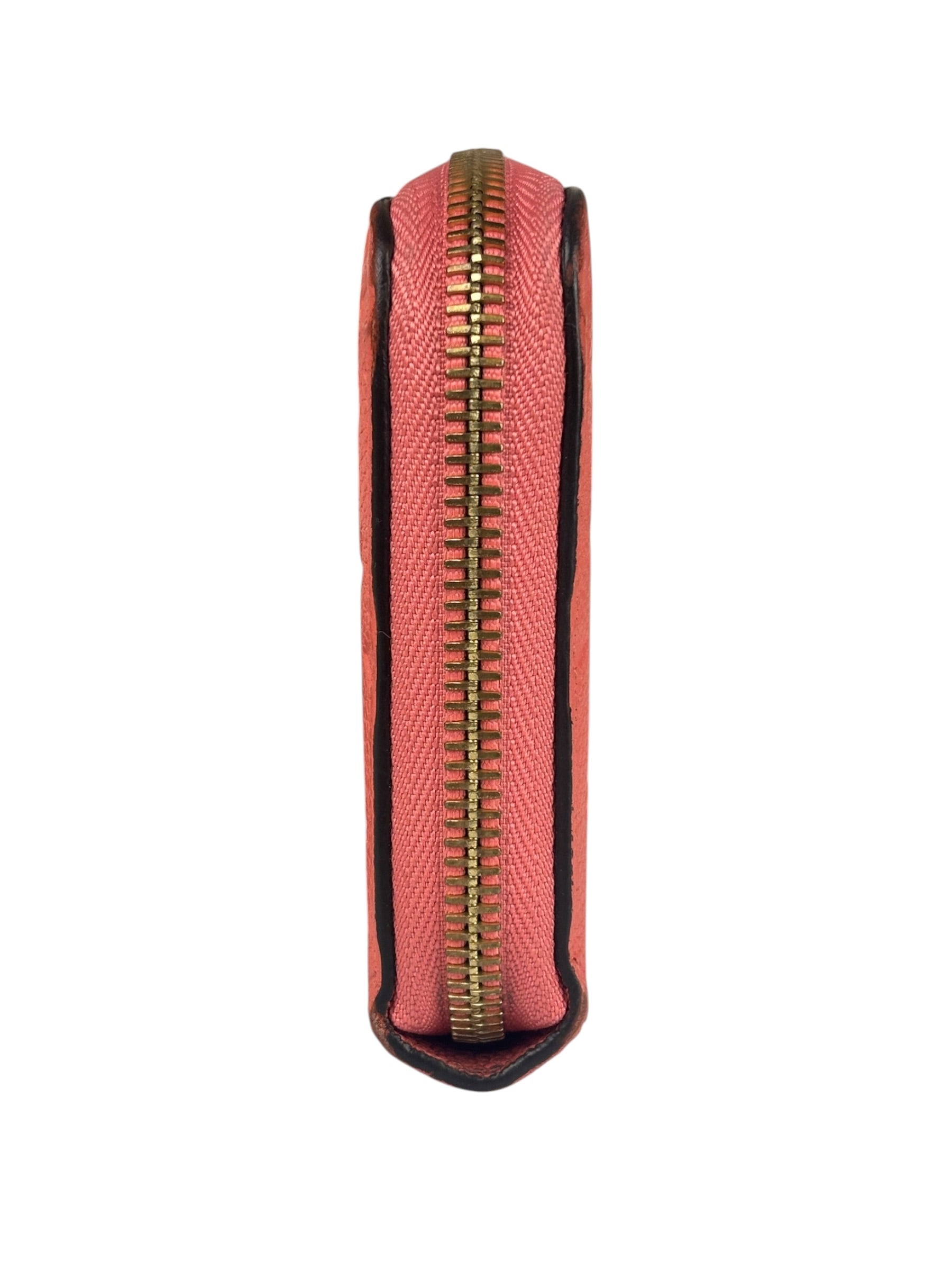 Louis Vuitton Pink Empreinte Leather Long Wallet