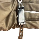 Gucci 110 Pink Rectangular Dial Link Bracelet