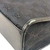 Gucci GG Black Canvas Vintage Jackie Tote Handbag