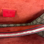 Gucci Red/Beige Dionysus GG Supreme Shoulder Bag