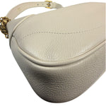 Gucci White Aphrodite Leather Shoulder Bag