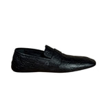 Gucci Black GG Leather Ragazzo Loafers