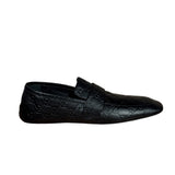Gucci Black GG Leather Ragazzo Loafers