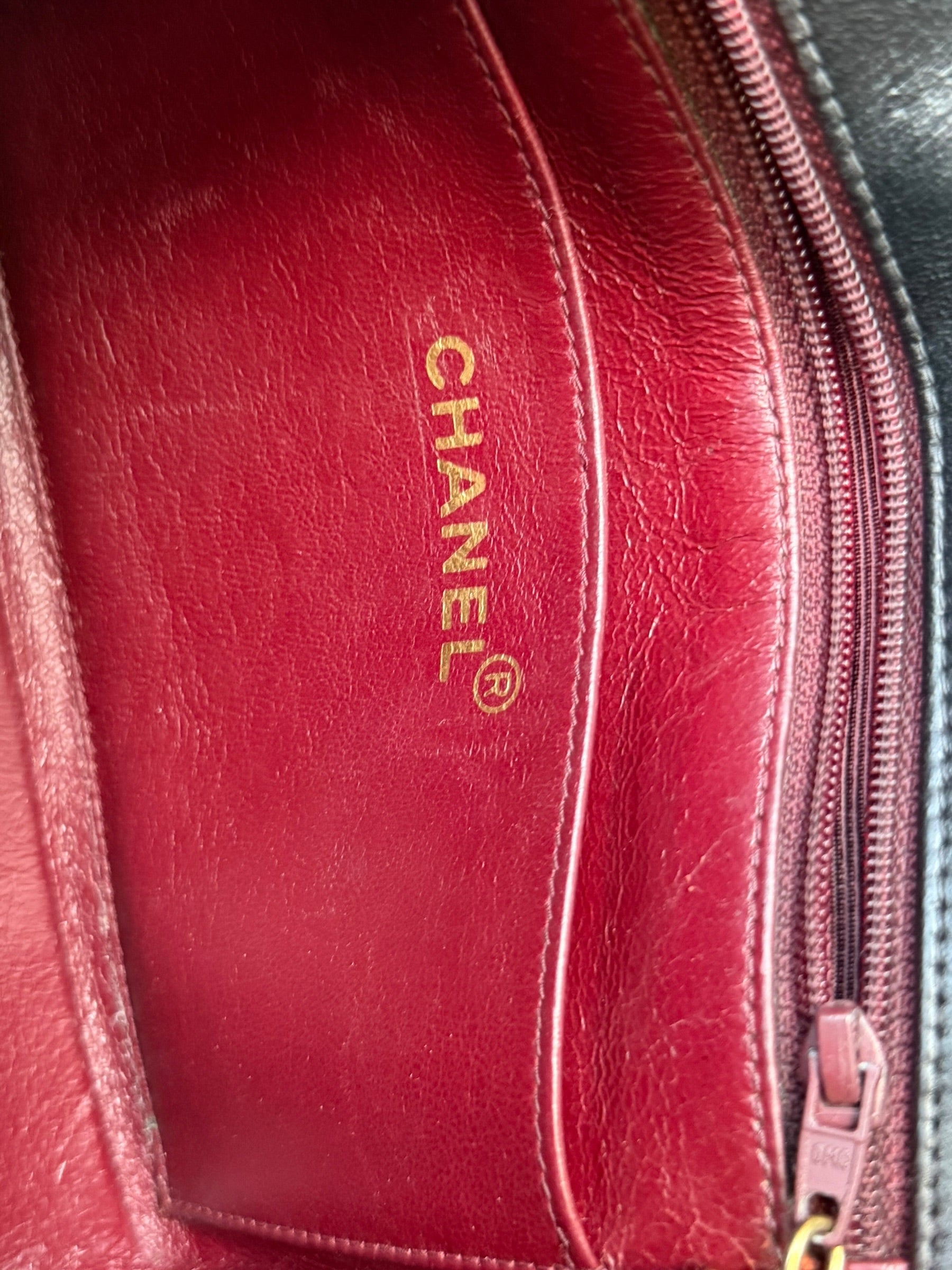Chanel Black Leather Classic Mini Flap Bag ‘94-‘96