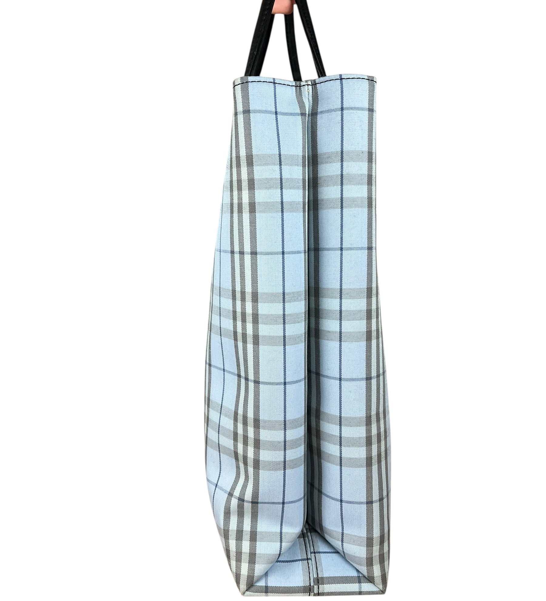 Burberry Blue London Tote Bag