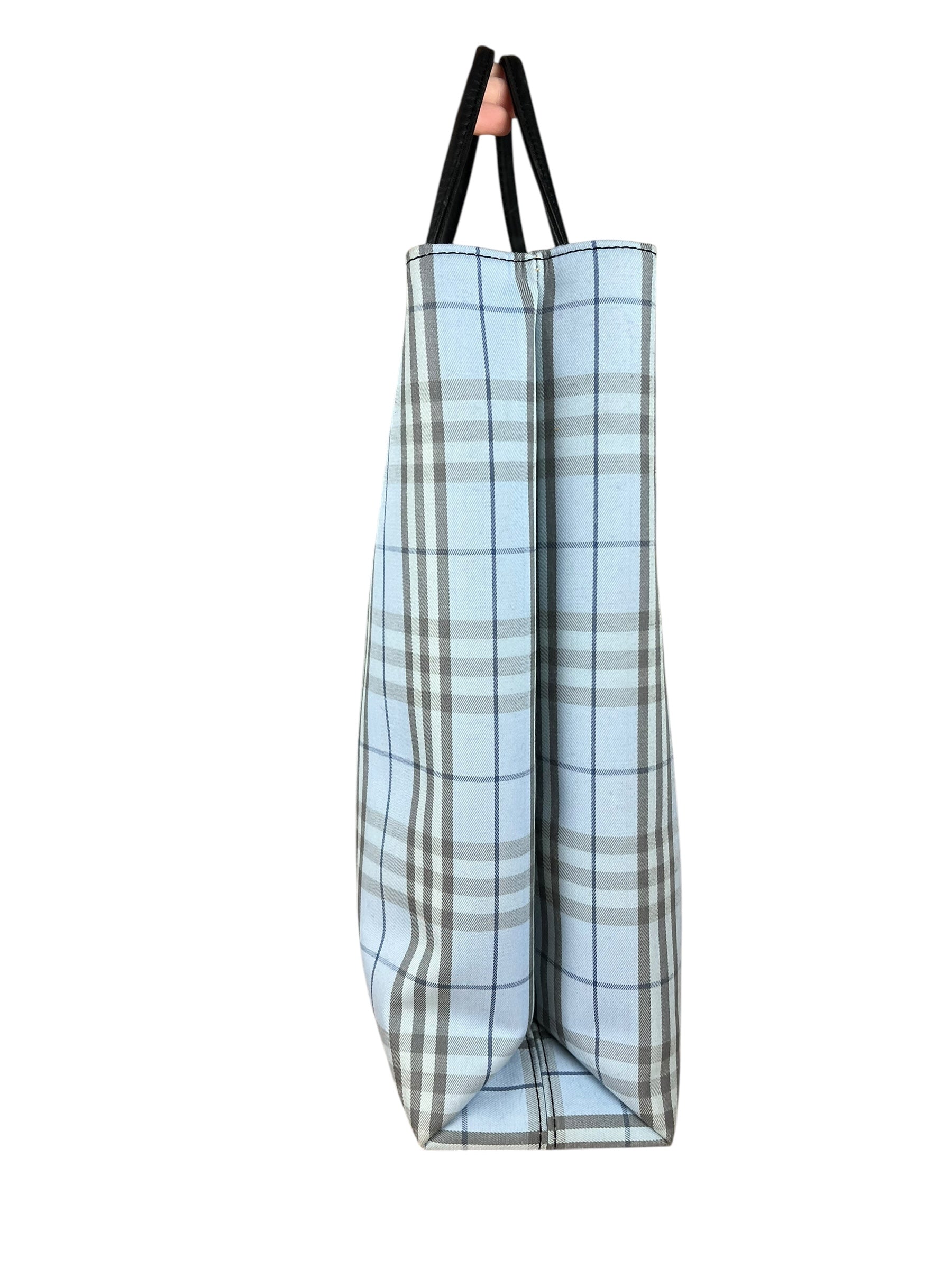 Burberry Blue London Tote Bag