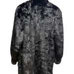Vintage Saga Ranched Mink Black Fur Coat