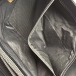 Burberry Vintage Leather Trim House Check Top Handle Bag
