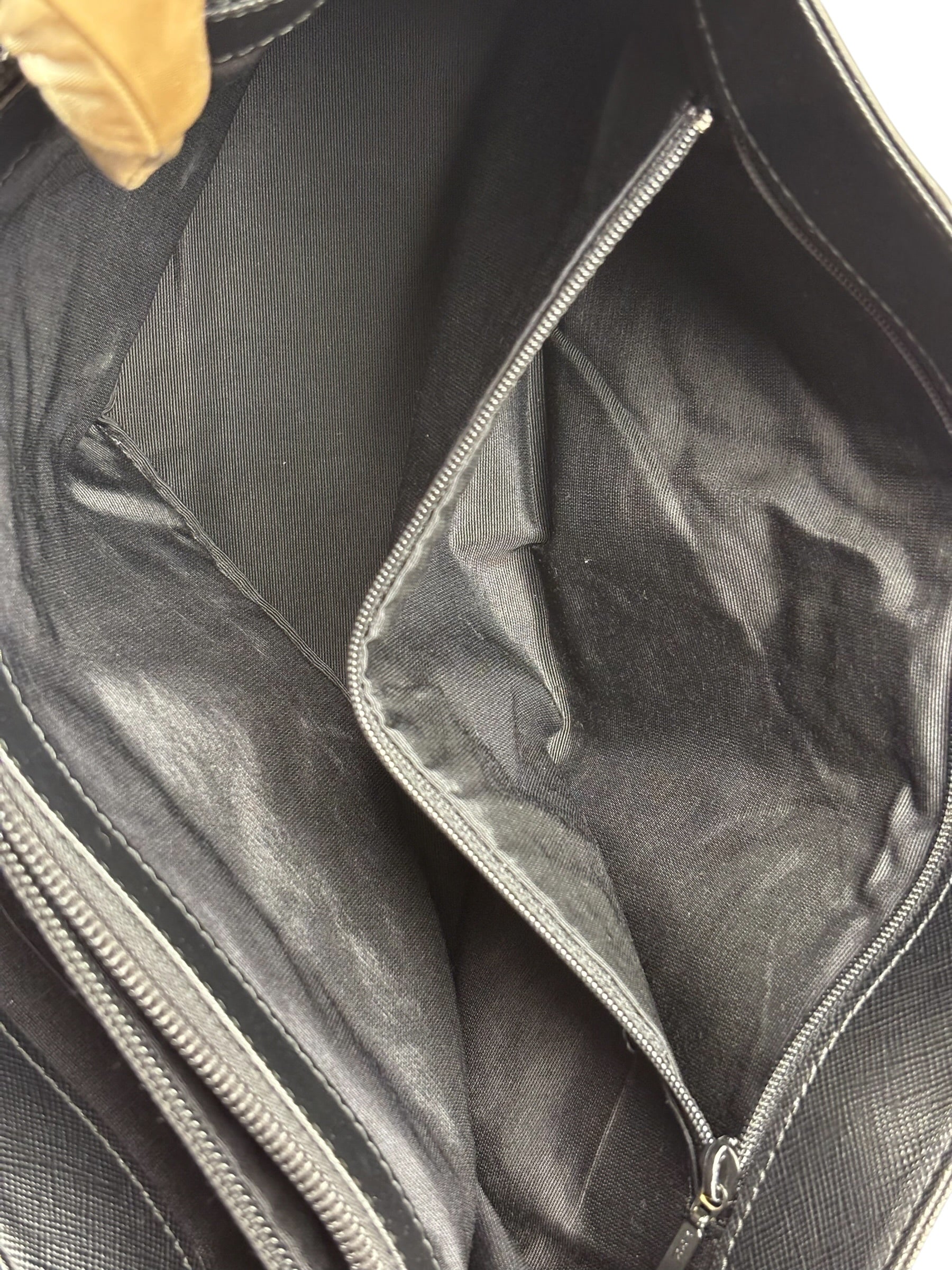 Burberry Vintage Leather Trim House Check Top Handle Bag