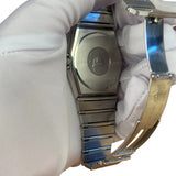 Omega Constellation White Dial Blue Hands