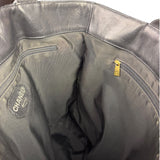 Chanel Black Lambskin CC Swirl Pattern Tote 2000
