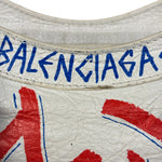 Balenciaga Mini White Graffiti Le City Bag